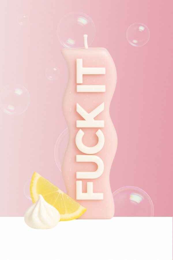 Bougie parfumée "Fuck it" – Image 2